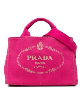 Prada Canapa Convertible Tote Canvas #354508P76B